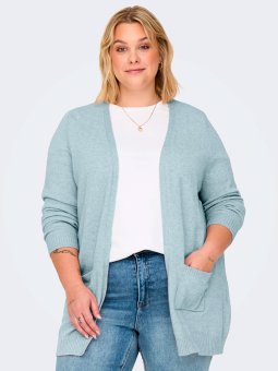 CARESLY - Plus Size Cardigan fra Only Carmakoma