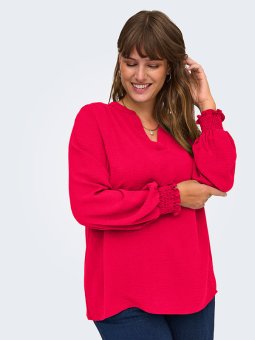 CARMETTA - Plus Size Bluse fra Only Carmakoma