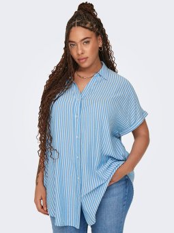 CARPENNA - Plus Size Skjorte fra Only Carmakoma