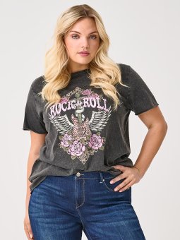 CARLUCY - Plus Size T-shirt fra Only Carmakoma