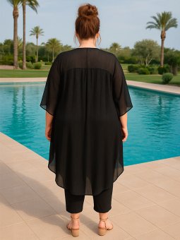 HOWDY  - Plus Size Kimono fra Only Carmakoma