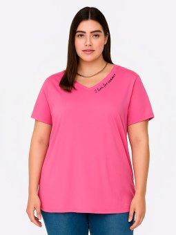 CARAVI - Plus Size T-shirt fra Only Carmakoma