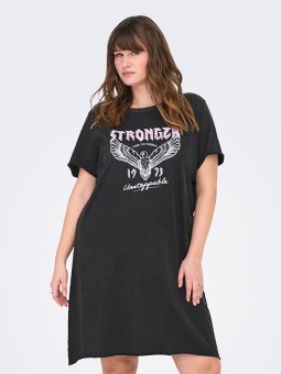 CARLUCY - Plus Size Kjole fra Only Carmakoma