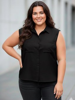 CARCAROLYN - Plus Size Skjorte fra Only Carmakoma