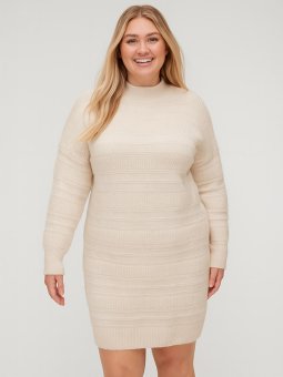 CARSELESTA - Plus Size Kjole fra Only Carmakoma