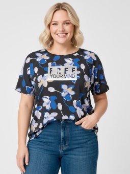 CARVIGGA - Plus Size T-shirt fra Only Carmakoma