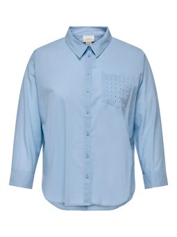CARNEW - Plus Size Skjorte fra Only Carmakoma