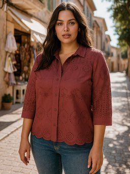 CARSURI - Plus Size Skjorte fra Only Carmakoma