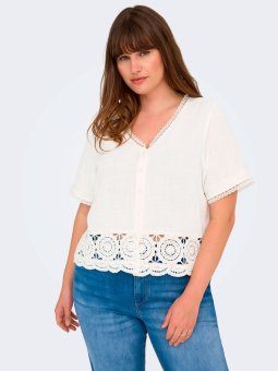 CARNADIA - Plus Size Bluse fra Only Carmakoma