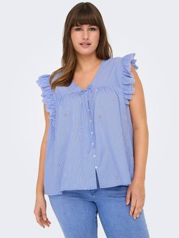 CARTESSA - Plus Size Bluse fra Only Carmakoma