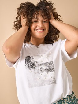 CARCELIA - Plus Size T-shirt fra Only Carmakoma
