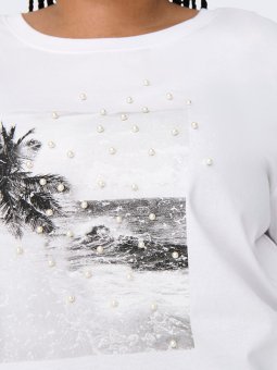 CARCELIA - Plus Size T-shirt fra Only Carmakoma