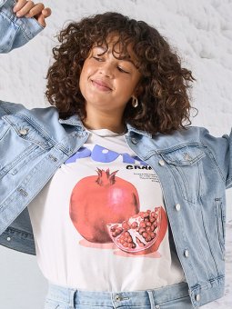 CARJAX - Plus Size T-shirt fra Only Carmakoma