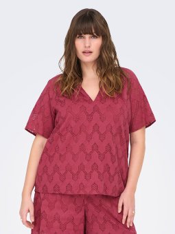 CARCLEANOR - Plus Size Bluse fra Only Carmakoma