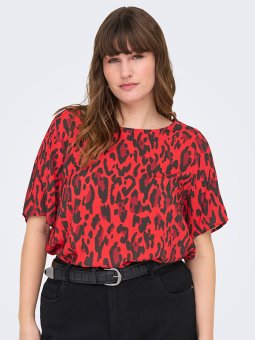 CARHARMONY - Plus Size Bluse fra Only Carmakoma