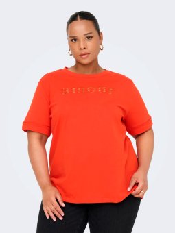 CARANNIE - Plus Size T-shirt fra Only Carmakoma