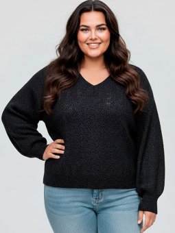 CARLUCILLA - Plus Size Genser fra Only Carmakoma