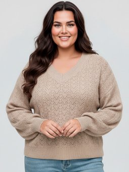 CARLUCILLA - Plus Size Genser fra Only Carmakoma