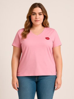 CARBONNIE - Plus Size T-shirt fra Only Carmakoma