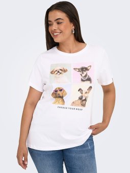 CARWINCE - Plus Size T-shirt fra Only Carmakoma
