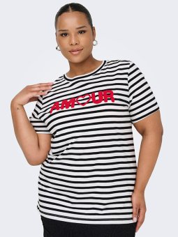 CARKIKO - Plus Size T-shirt fra Only Carmakoma