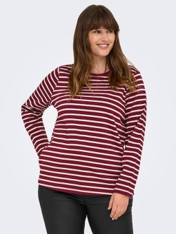 CARNEW - Plus Size Bluse fra Only Carmakoma