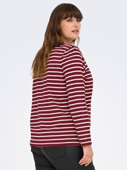 CARNEW - Plus Size Bluse fra Only Carmakoma