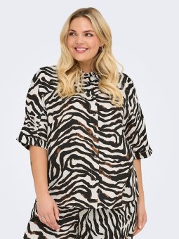 CARBERTE - Plus Size Skjorte fra Only Carmakoma