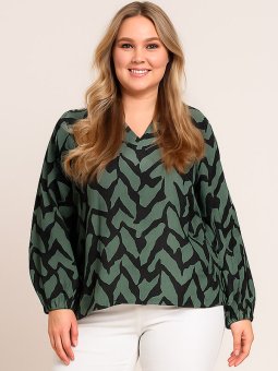 CARBERIET - Plus Size Bluse fra Only Carmakoma