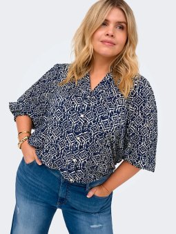 CARRAYA - Plus Size Bluse fra Only Carmakoma
