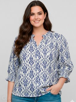 CARRAYA - Plus Size Bluse fra Only Carmakoma