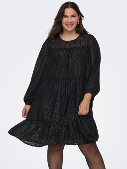 CARSILVANA - Plus Size Kjole fra Only Carmakoma