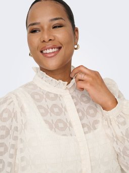 CARCHLOEY - Plus Size Skjorte fra Only Carmakoma