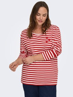 CARBODIL - Plus Size Bluse fra Only Carmakoma