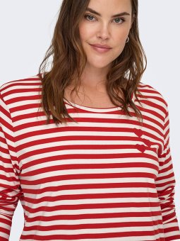 CARBODIL - Plus Size Bluse fra Only Carmakoma