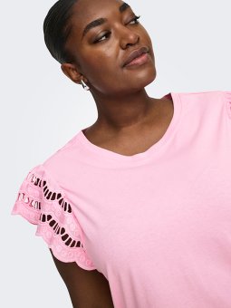 CARMACY - Plus Size T-shirt fra Only Carmakoma