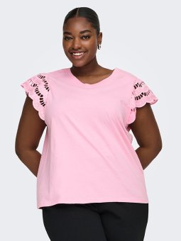 CARMACY - Plus Size T-shirt fra Only Carmakoma