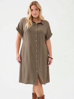 CARMETTA - Plus Size Kjole fra Only Carmakoma