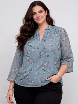 CARSIGRID - Plus Size Bluse fra Only Carmakoma