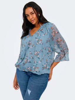 CARSIGRID - Plus Size Bluse fra Only Carmakoma