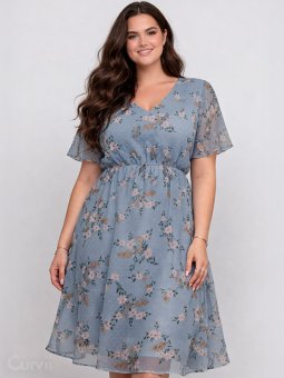 CARSIGRID - Plus Size Kjole fra Only Carmakoma