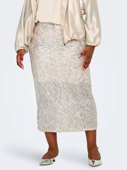CARMADDISON - Plus Size Skjørt fra Only Carmakoma