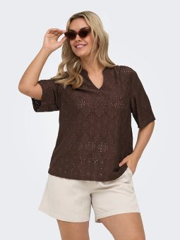 CARHELLEN - Plus Size Bluse fra Only Carmakoma