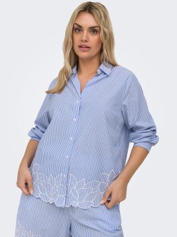 CARCETINA - Plus Size Skjorte fra Only Carmakoma