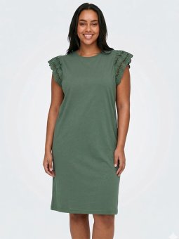 CARMACY - Plus Size Kjole fra Only Carmakoma