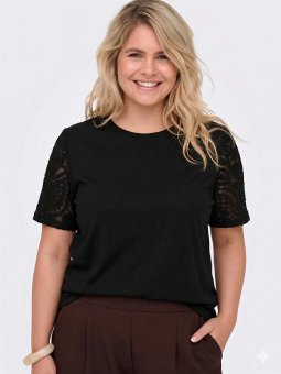 CARMIRLA - Plus Size T-skjorte fra Only Carmakoma