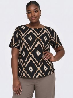 CARHELA - Plus Size Bluse fra Only Carmakoma