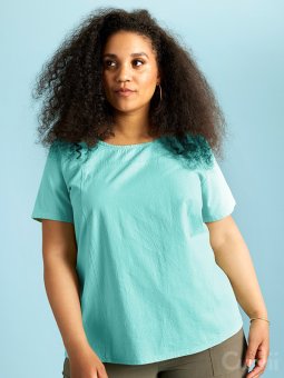 AMIN - Plus Size Bluse fra Zhenzi