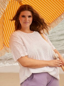 INGRID - Plus Size Bluse fra Zhenzi