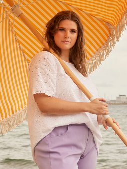 INGRID - Plus Size Bluse fra Zhenzi